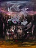 Beezy Bailey, The Birth of the God of Love, Oil on canvas, 200 x 150 cm