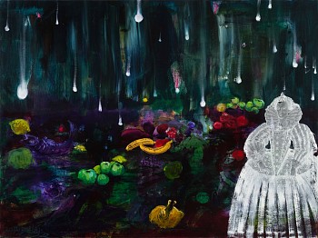 Beezy Bailey, Earth Heavenly dinner, Oil on canvas, 150 x 200 cm