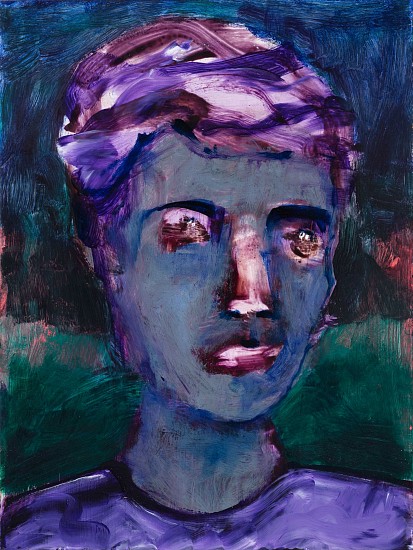 BEEZY BAILEY, Blue face
Oil on board