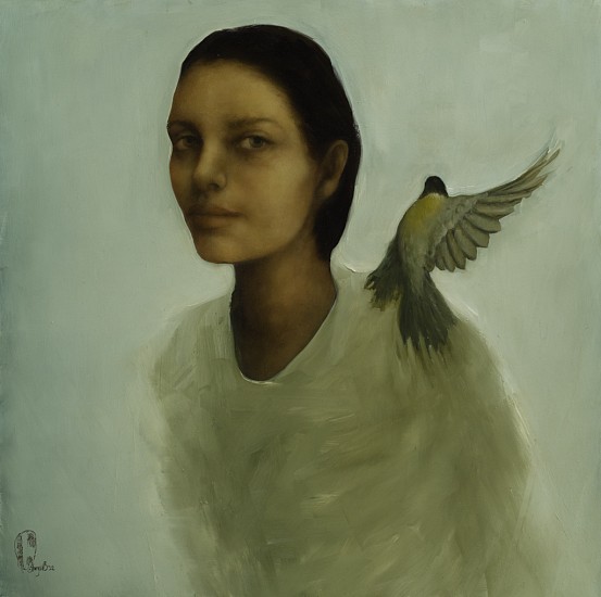 SHANY VAN DEN BERG, A little bird told me so
Oil on board