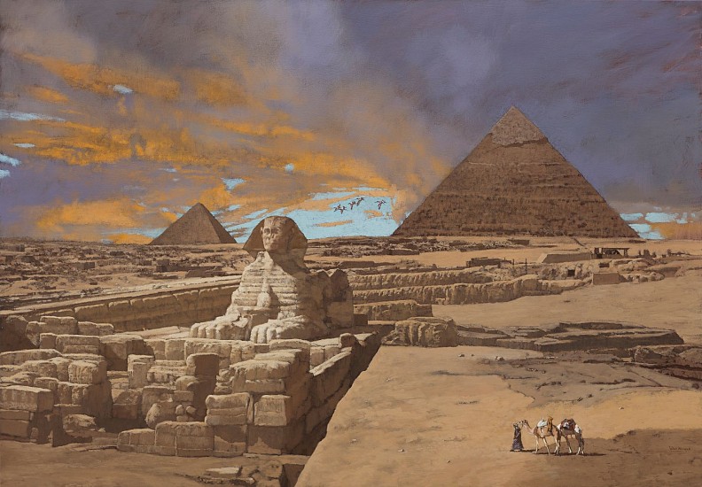 JOHN MEYER, Sphinx (Egypt)
Mixed media on canvas