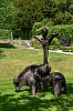 Speelman Mahlangu, Riding the Bull (Large), Bronze, 183 x 146 x 69 cm (3) web