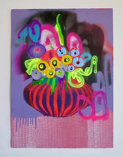 KILMANY-JO LIVERSAGE, FLOWA422
Artistico HP paper, acrylic, aerosol spray and marker on paper