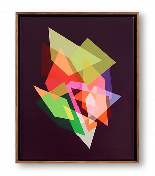 Andrzej Urbanski, As Yet Untitled III, Acrylic and spray paint on canvas, 50 x 40cm