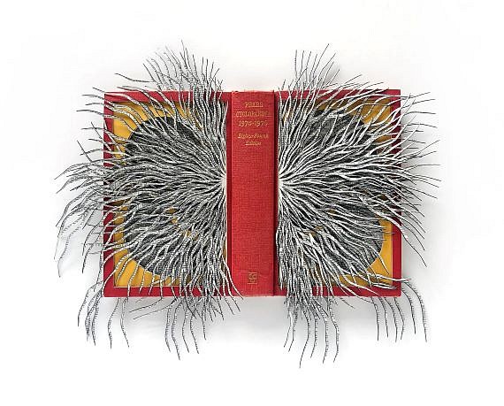 BARBARA WILDENBOER, Pears Cyclopedia
Altered book (hand cut)
