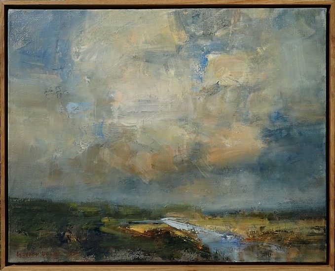 WALTER VOIGT, Olifants River with Rain Cloud, Central Kruger
Oil on canvas