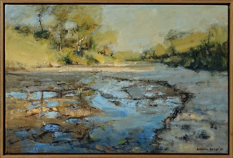 WALTER VOIGT, River Bed with Elephant Tracks 2, Southern Kruger
Oil on canvas
