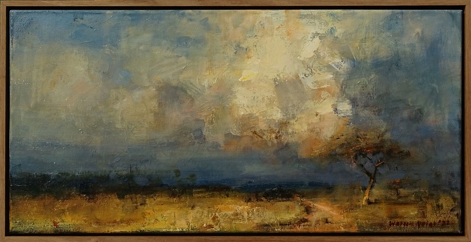 WALTER VOIGT, Storm Cloud with Acacia Tree
Oil on canvas