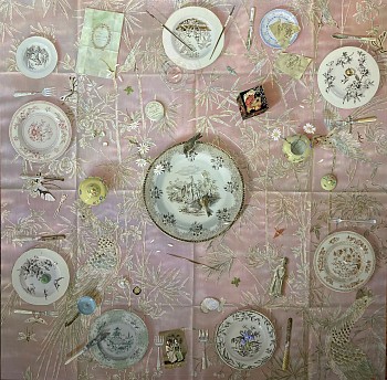 Hope is a Thing with Feathers 150 x 150 cm