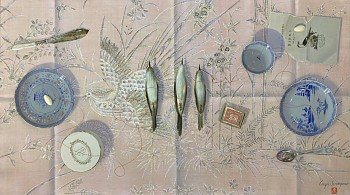 Loose Ends oil on linen 40 x 70 cm