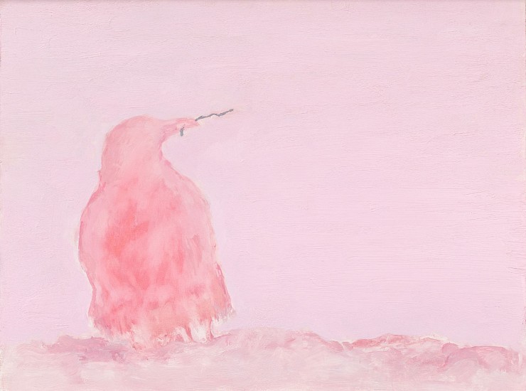 NICOLA BAILEY, Love Bird Gift
oil and pencil on gesso panel