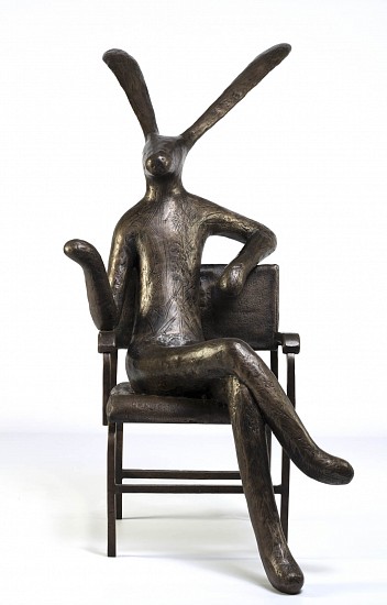 GUY DU TOIT, Hare on a Chair
Bronze