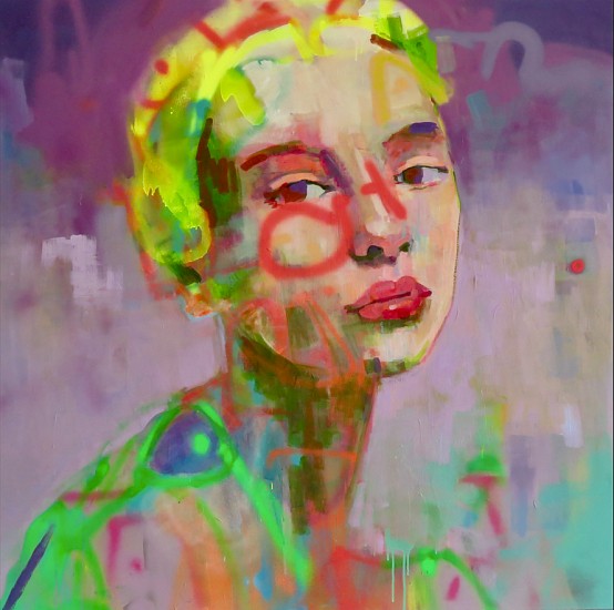 KILMANY-JO LIVERSAGE, PASSEóA23
acrylic and aerosol spray on canvas