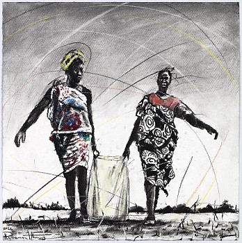 Vutomi byi lava xivindzi II (Be bold in life II), 40 x 40 cm