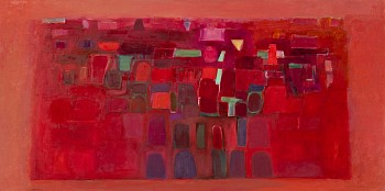 Penelope Stutterheime, Hearth III, Oil on canvas, 80x160 cm, FAC2266