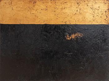 Phillipe Uzac, Lost, Gold leaf and oil on canvas, 90x120 cm, FAC2284