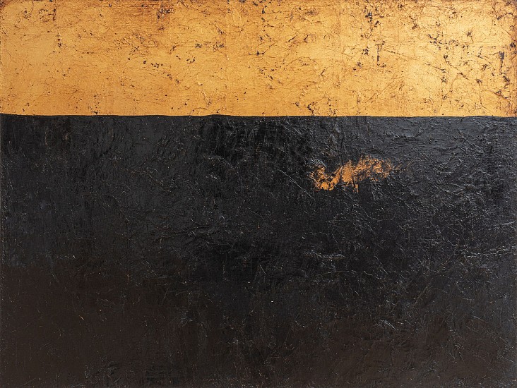 PHILIPPE UZAC, Lost
OIL AND GOLD LEAF ON CANVAS