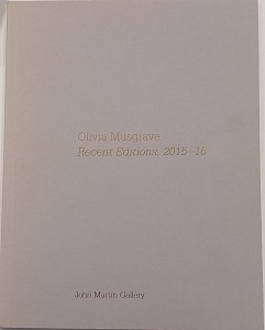 Olivia Musgrave Recent Editions 2015