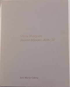 Olivia Musgrave Recent Editions 2015