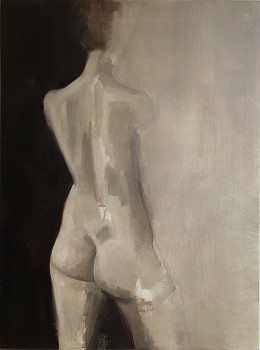 additional work emergence 80x60 cm oil on linen