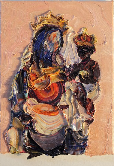 NIGEL MULLINS, Madonna of Magnificent Agreement (after Statue de Notre Dame de Bonne Délivrance)
Oil on canvas