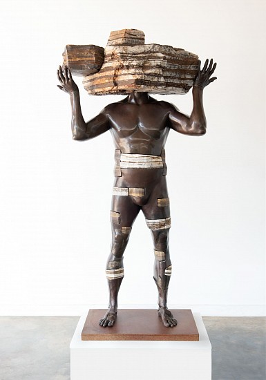 ANGUS TAYLOR, Discordant Harmony
Bronze, Nguni stone and tiger iron