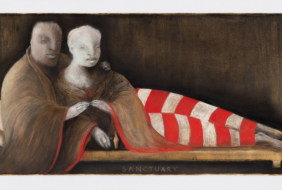 michael hall deborah bell sanctuary mixed media 2