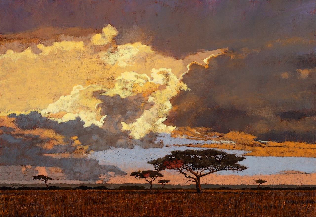 John Meyer, Plains Weavers, acrylic on canvas, 72 x 105 cm, FAC2385 TA (2)
