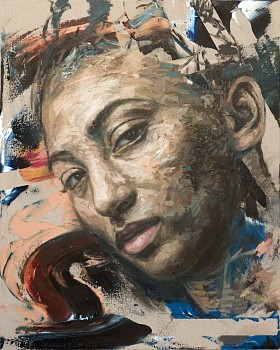 remnants 2023 oil on linen 100x80cm