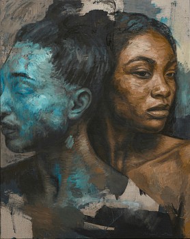 delicate rehearsal 2023 oil on linen 100x80cm