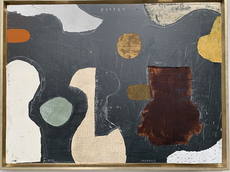 GUY FERRER, Ensemble
Mixed media on canvas