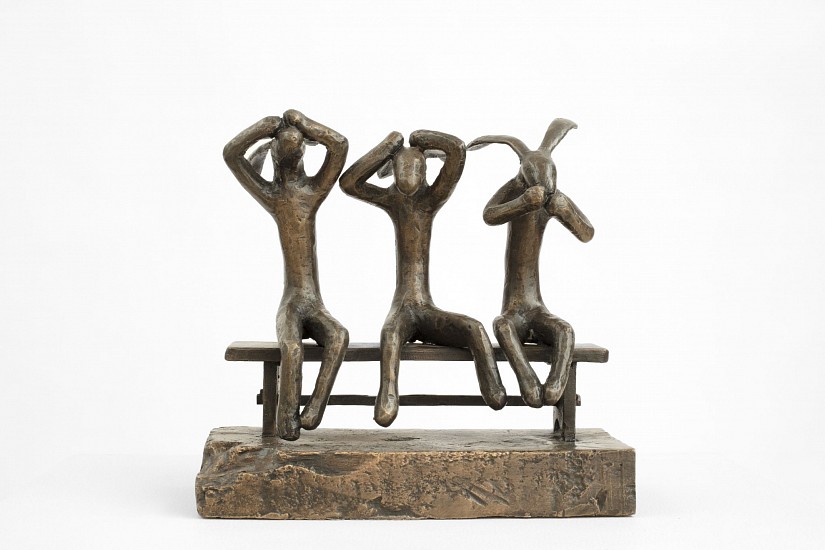 GUY DU TOIT, See no evil, Hear no evil, Say no evil (Three thinkers)
Bronze