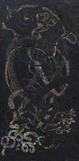 ELIZE VOSSGÁTTER, Ecdysis
beeswax and pigment on canvas