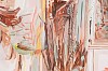 Jeanne Hoffman, Now a landscape, now a room, acrylic on Italian cotton, 120 x 100 cm (c) Matt Slater MR (detail 2)