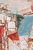 Jeanne Hoffman, Standing Against the Sky, acrylic on Italian cotton, 60 x 50 cm (c) Matt Slater MR (detail 1)