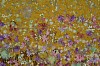 Arabella Caccia, Spring Flowers, Embroidery and applique on hand painted silk, 98 x 106 cm LR (c) Matt Slater (detail 1)