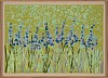 Arabella Caccia, Blue Scepters, Embroidery and applique on hand paint, 90 x 130 cm LR (c) Matt Slater (1)