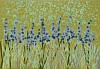 arabella caccia blue scepters embroidery and applique on hand painted silk 90 x 130 cm hr c matt slater 1 cropped