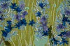 Arabella Caccia, Blue Scepters, Embroidery and applique on hand paint, 90 x 130 cm LR (c) Matt Slater (Detail 3)