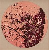 arabella caccia window at dawn ii embroidery and applique on hand painted silk 54 cm diameter hr c matt slater 1 cropped