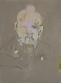 lorienne lotz unbecoming oil and charcoal on canvas 45 x 60 cm c melanie cornelius hr