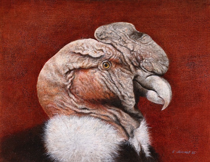CLAUDE JAMMET, The Other Candidate
Oil on paper on canvas