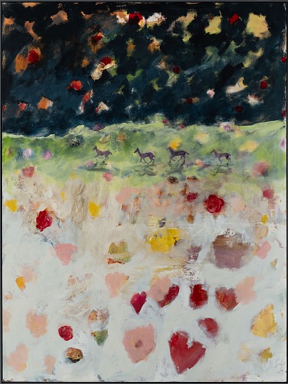 BEEZY BAILEY, Love and Flowers for the Four Horses
Oil on canvas