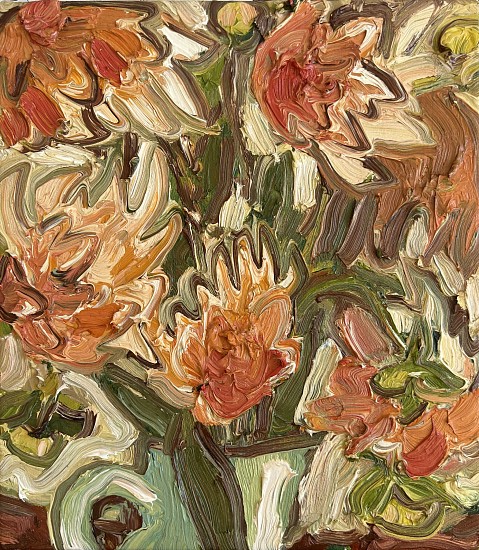 ERIN CHAPLIN, Dahlias
Oil on canvas