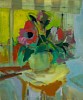 hoogervorst flowers at the old age home iii 2024 oil on canvas 120 x 100cm