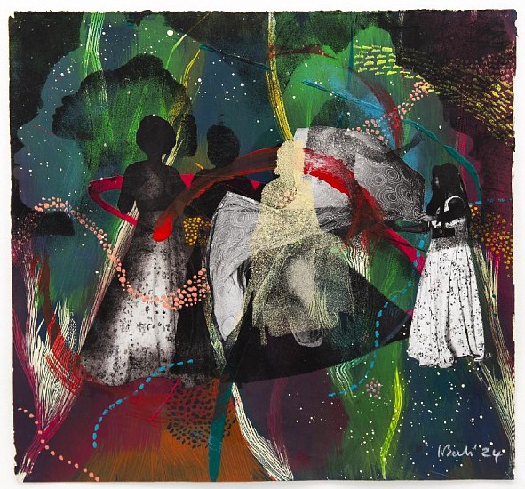 MBALI TSHABALALA, Indaleko
Mixed media on paper
