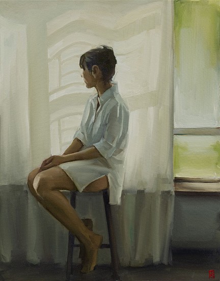 SASHA HARTSLIEF, Sheer Curtain
Oil on canvas