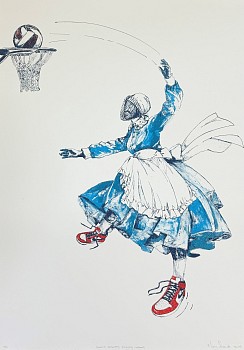 SOPHIE LEISURELY PLAYING NETBALL