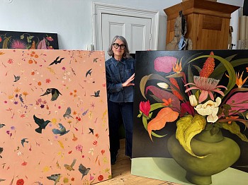 Shany portrait with new works (2)