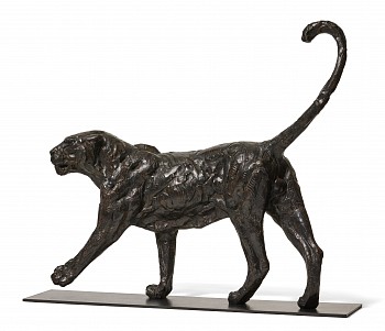 S489 Walking Leopard VI maquette, ed of 12, bronze, 73 x 85 x 22 cm lr(1)